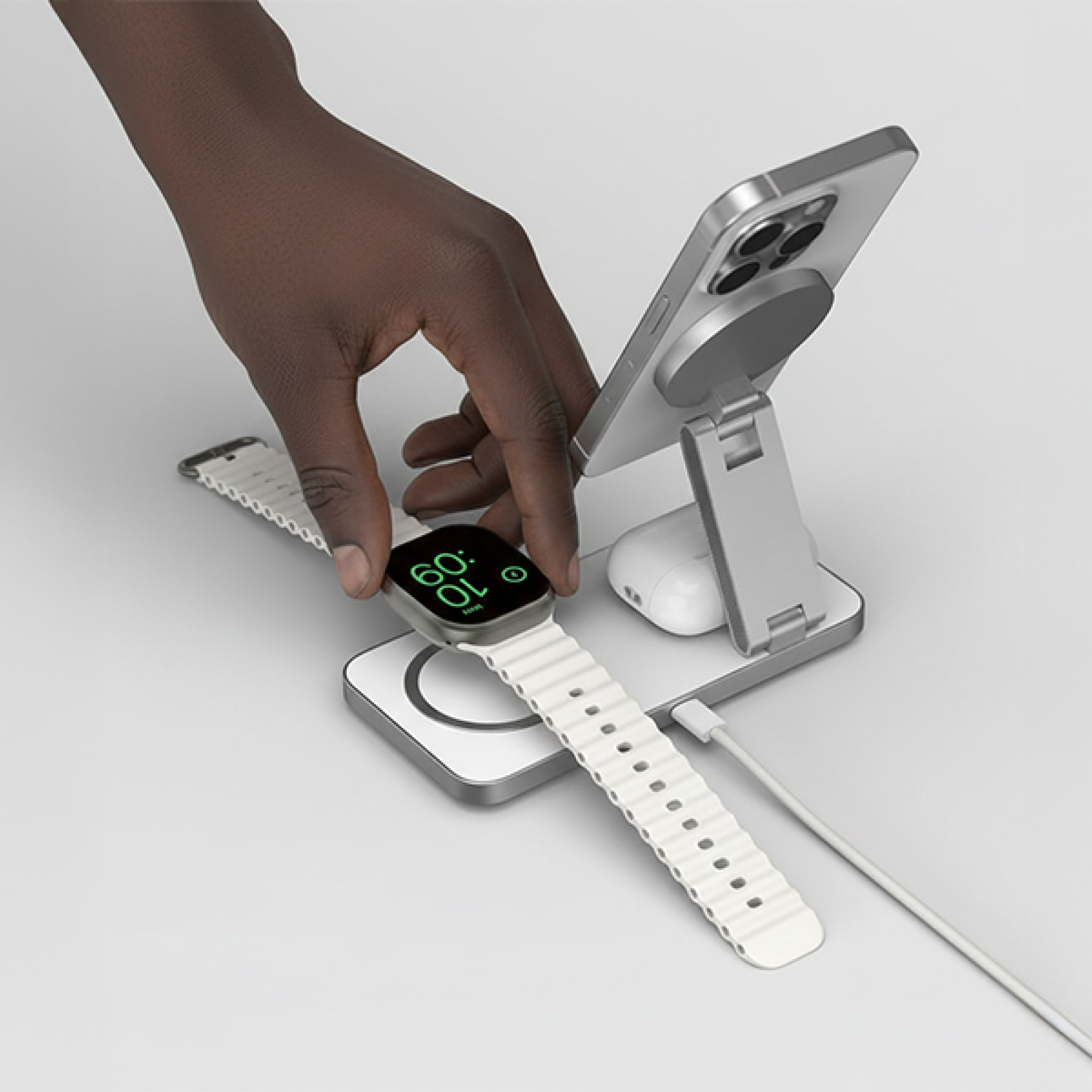 End Desk Charging Stress — For All