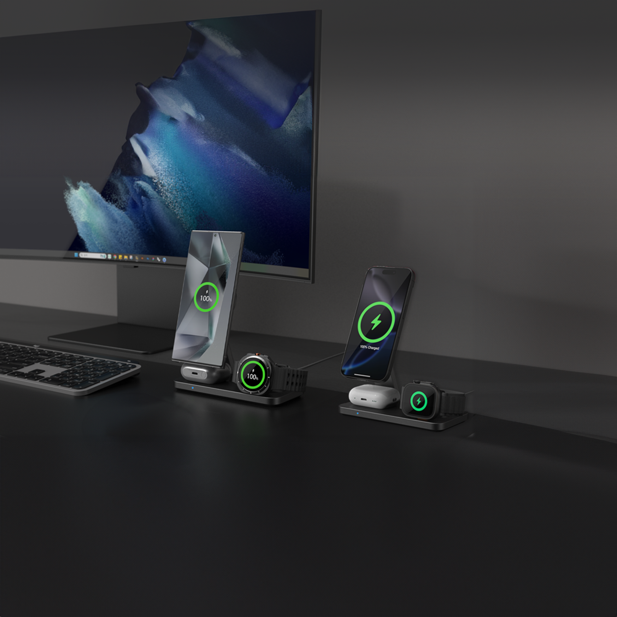 End Desk Charging Stress — For All