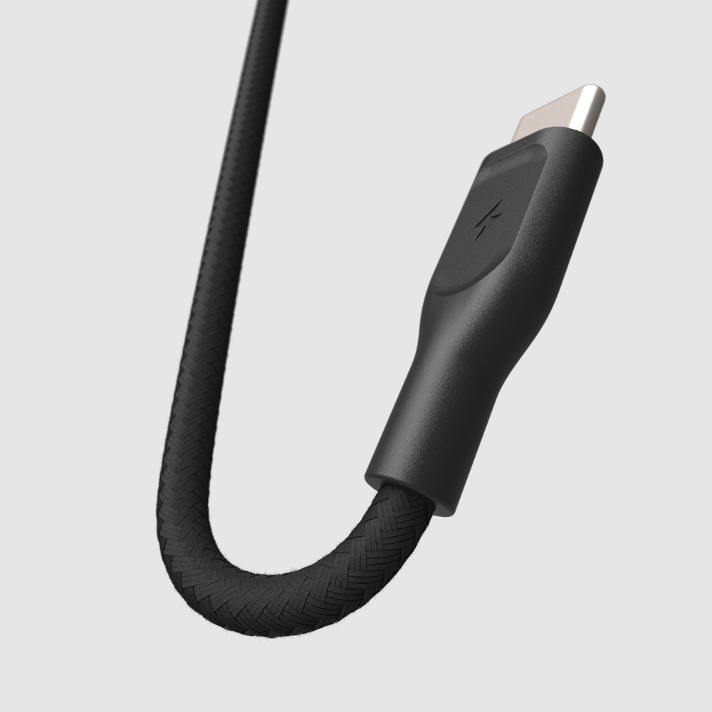 ElectroBoost - Magnetic 100W PD USB-C to USB-C Self-Winding Cable