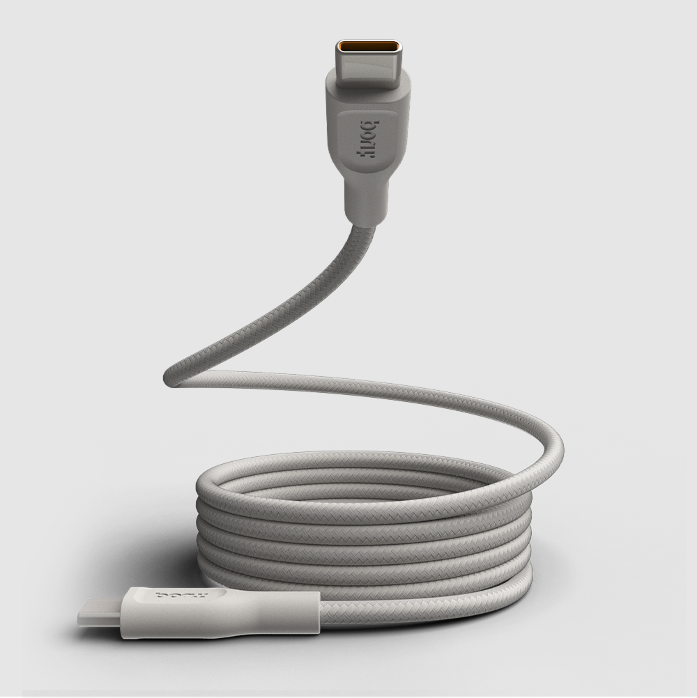 ElectroBoost - Magnetic 100W PD USB-C to USB-C Self-Winding Cable