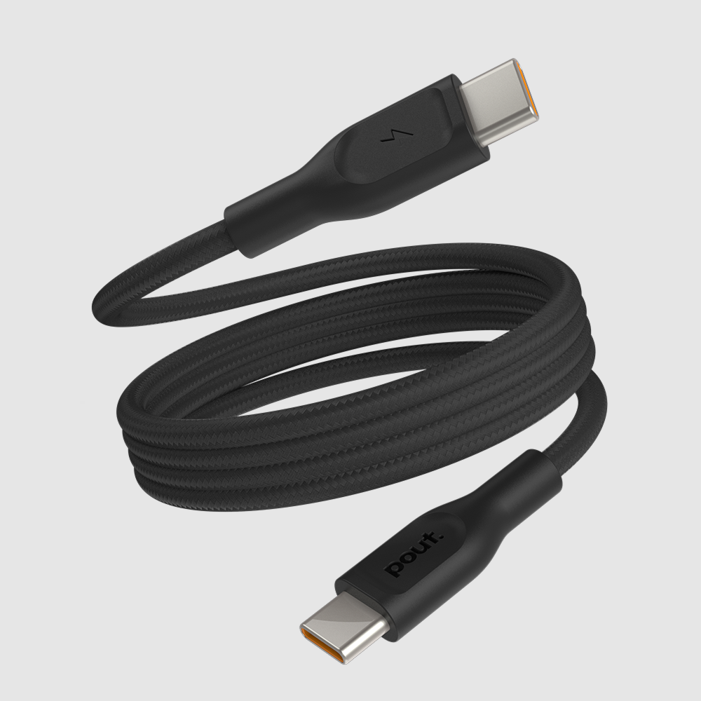 ElectroBoost - Magnetic 100W PD USB-C to USB-C Self-Winding Cable