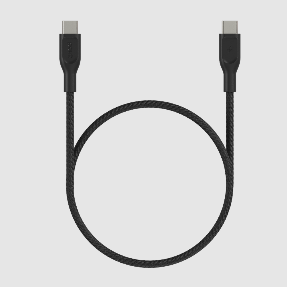 ElectroBoost - Magnetic 100W PD USB-C to USB-C Self-Winding Cable