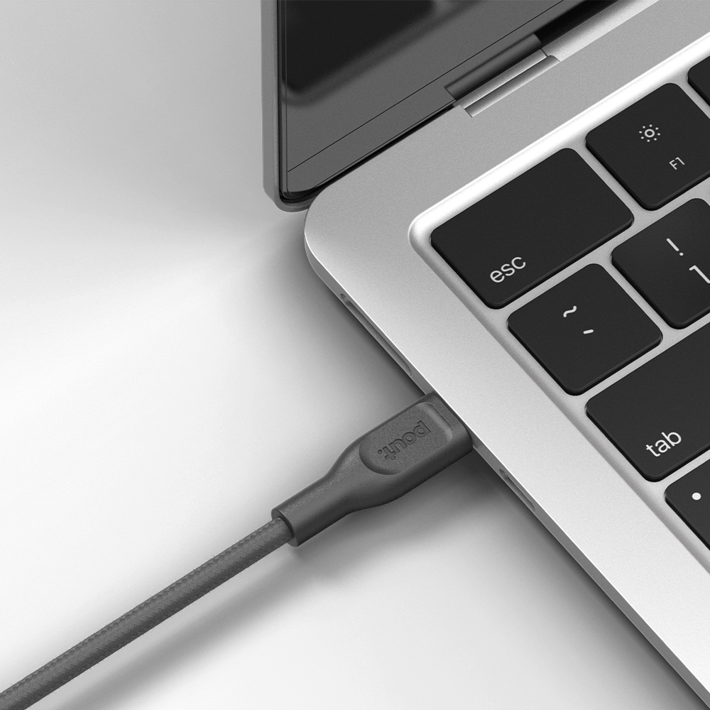 ElectroBoost - Magnetic 100W PD USB-C to USB-C Self-Winding Cable