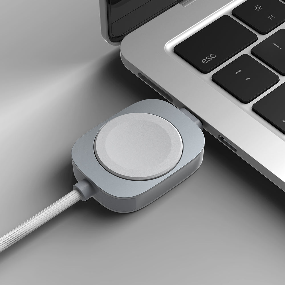 ElectroBoost Duo – 3i-1 100W USB-C to USB-C Cable with Magnetic Charger for Apple Watch & AirPods