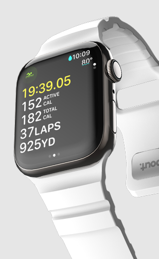 BandLoop Sports L_Pure White