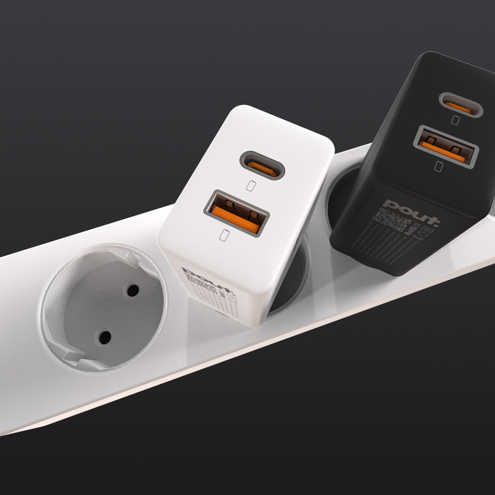 33W power with 5th-gen GaN tech for high efficiency, minimal heat, and a compact design. 
