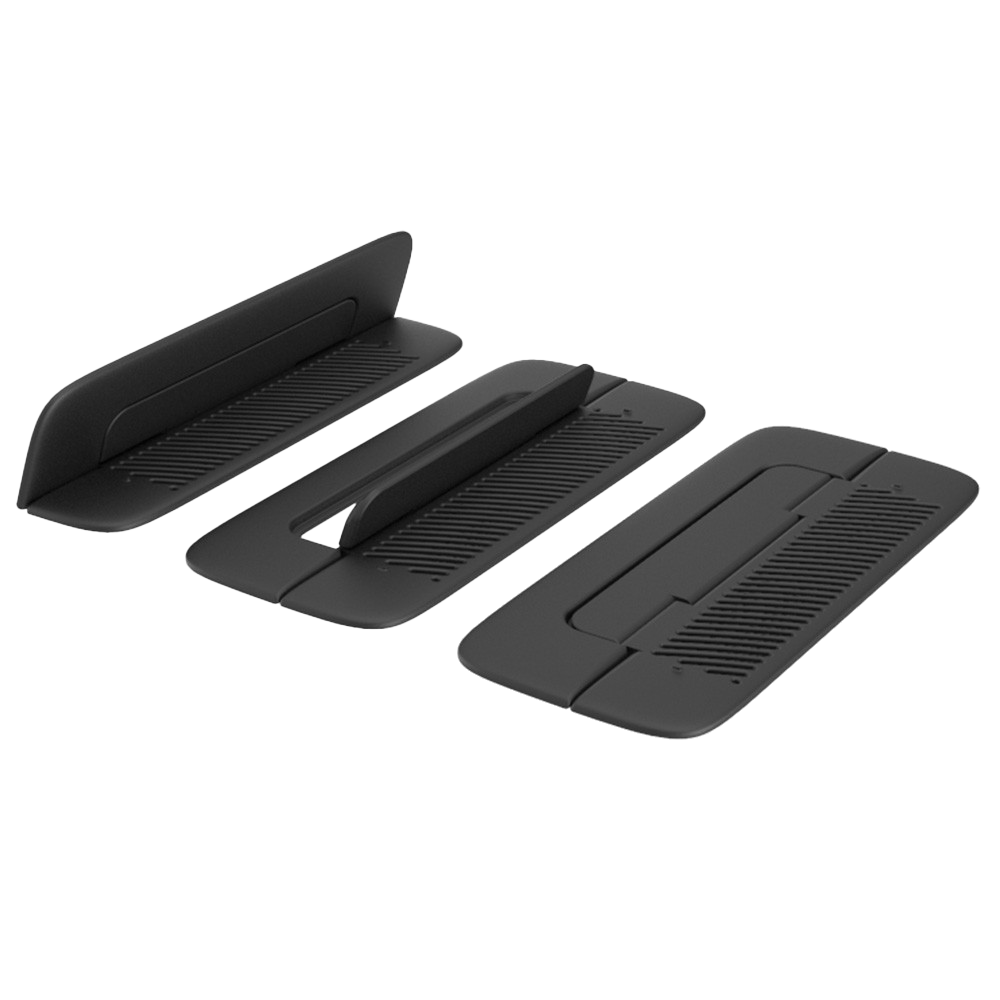 This portable lightweight laptop riser constructed with special PC and automatic shaft ensures it strong and stable enough to hold up 15" laptops, despite its ultra-slim size. Just pull it gently, it opens and closes automatically.