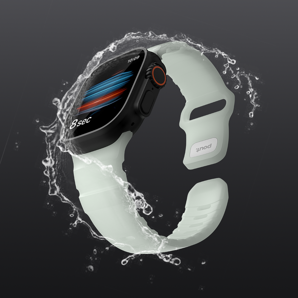 Built to withstand water and sweat. Features compression-molded technology to retain its shape over time and a rust-resistant aluminum pin for durability in any condition.