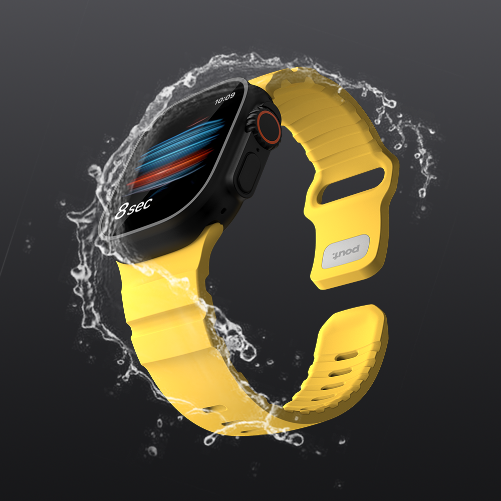 Built to withstand water and sweat. Features compression-molded technology to retain its shape over time and a rust-resistant aluminum pin for durability in any condition.