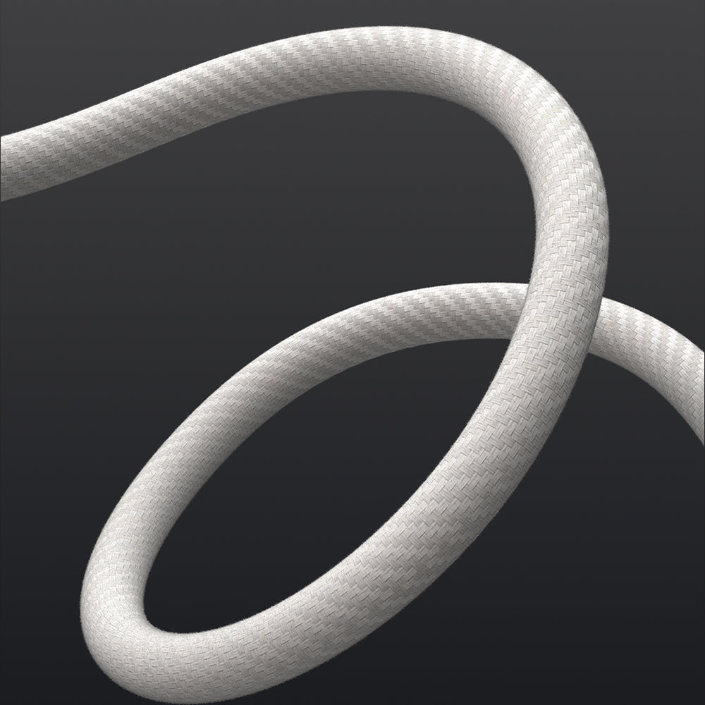 Premium nylon braiding resists fraying and tangling, while the TPE exterior provides durability, grip, and a sleek finish. 