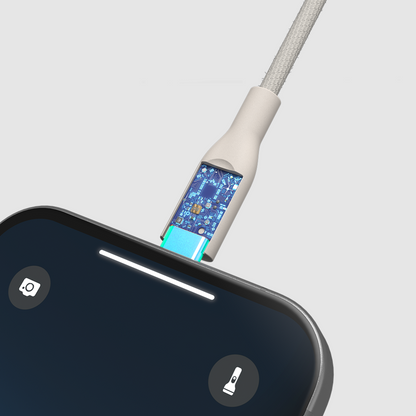 ElectroBoost - Thunderbolt LED 100W PD USB-C to USB-C Data Cable