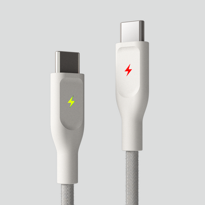 ElectroBoost - Thunderbolt LED 100W PD USB-C to USB-C Data Cable