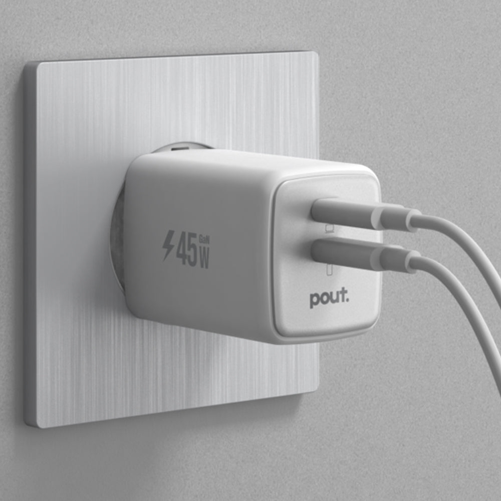45W single or 30W+15W dual output.