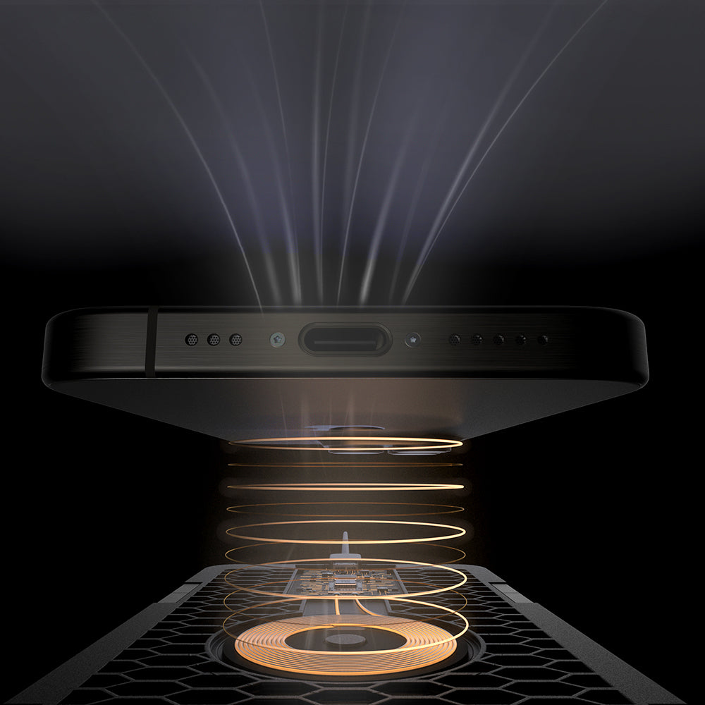 Provides fast wireless charging with outputs of 5W, 7.5W, 10W, and 15W, ensuring efficient power delivery for all Qi-enabled devices, including iPhones and Samsung flagship models.