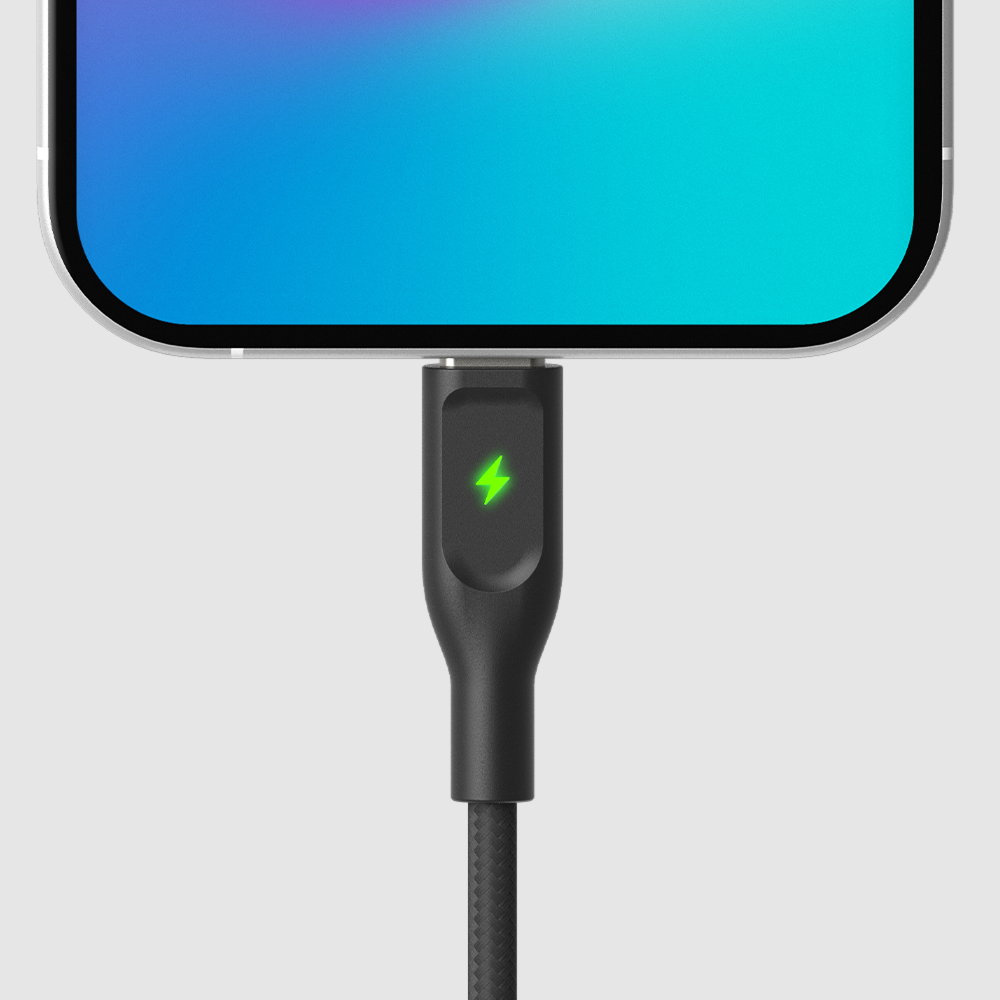 ElectroBoost - Thunderbolt LED 100W PD USB-C to USB-C Data Cable