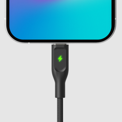 ElectroBoost - Thunderbolt LED 100W PD USB-C to USB-C Data Cable