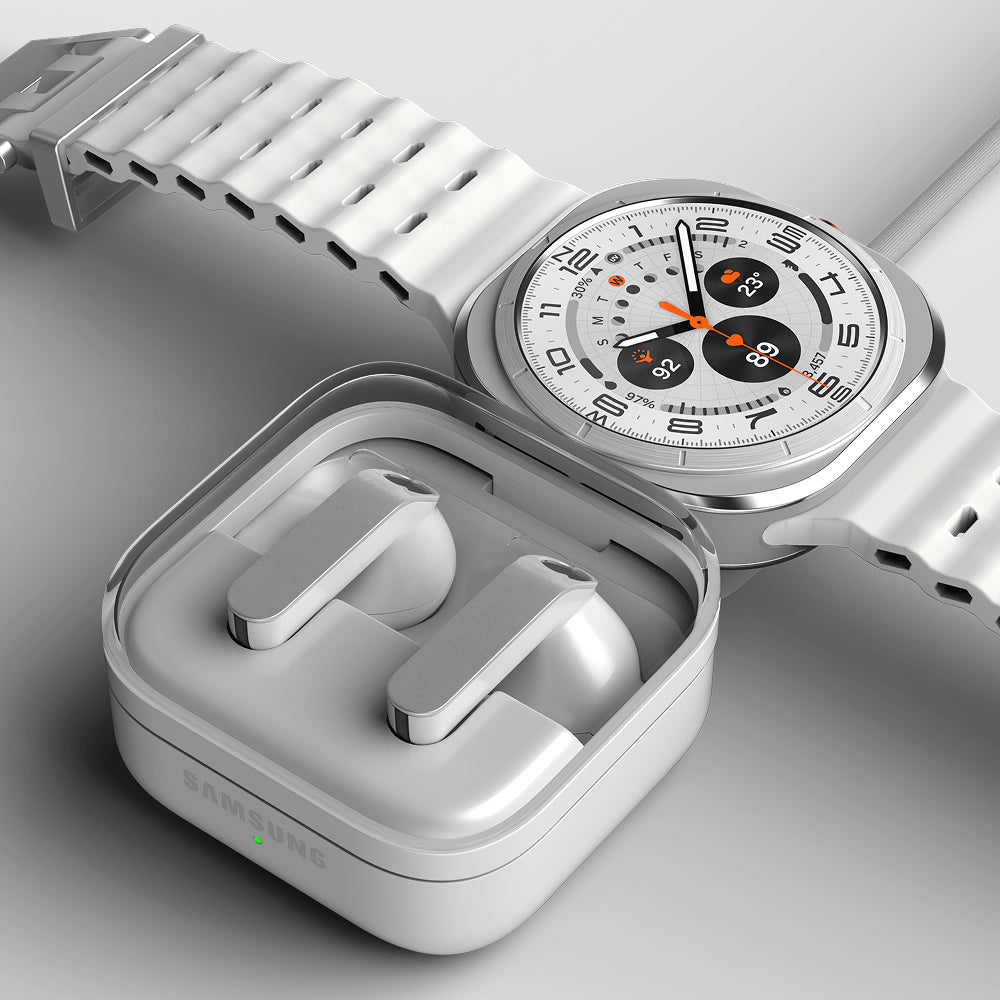 ElectroBoost Duo – 3i-1 100W USB-C to USB-C Cable with Magnetic Charger for Galaxy Watch & Galaxy Buds