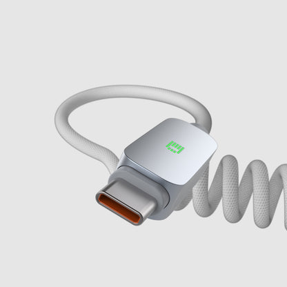 ElectroBoost Flex - 240W PD3.1 Coiled USB-C to USB-C Cable