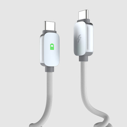 ElectroBoost Flex - 240W PD3.1 Coiled USB-C to USB-C Cable