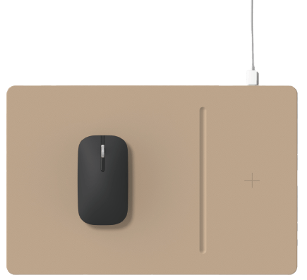 Model: (Pad)POUT-02201-C-MB (Mouse)POUT-01401-02 (Receiver)POUT-01402 

Size: (P)13.6" x 8.9" x 0.22" (346 x 225 x 5mm)  (M)4.2"x 2.3"x 0.98"(108 x 60 x 25mm)  (R)0.7"x 0.5"x 0.25"(18.4 x 13.6 x 6.4 mm) 

Weight: (P)0.7lb(310g) (M)0.12lb(56g) (R)0.005lb(2g)

Material: (P)ABS, PC, PU, Wood / (M)ABS

Rated Power Input: (P)5V 2A or 9V 1.67A or 12V 2A / (M)5V 250mAh l Rated Power Output: (P)5W / 7.5W / 10W / 15W 

Frequency: (P)110-205KHz / (M)2.402 – 2.480GHz l DPI: (M)1200 (Default) / 800 / 1600 

Battery Type: (M)Lithium battery (4.2V 250mAh) 

Battery Full Charge Time: (M)1h l Transmission Range: (M)Max 10m 

Operating System Requirements: (M)WIN / MAC / LINUX / ETC l Charge via: (M)Wireless Charging 

Operating Temperature: (P)0°C ~ 35°C l Storage Temperature: (P)-20°C ~ 70°C